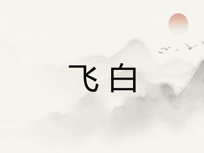 飞白