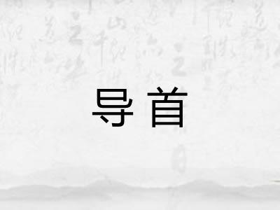 导首