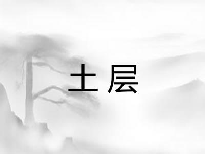 土层