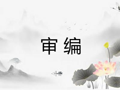 审编