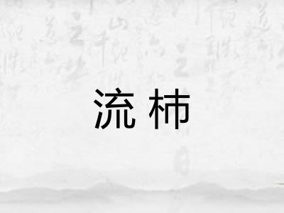 流杮 流杮