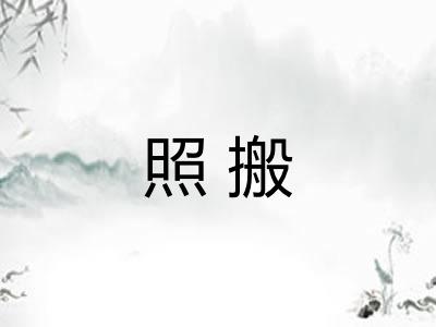 照搬