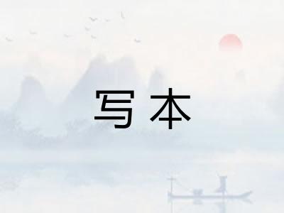 写本