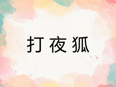 打夜狐 打夜狐