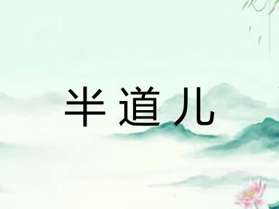 半道儿