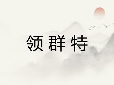 领群特
