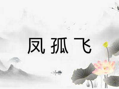 凤孤飞