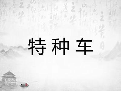 特种车