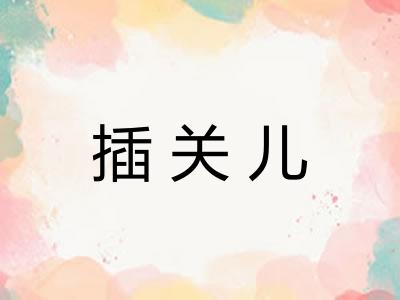 插关儿
