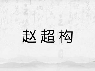 赵超构 赵超构