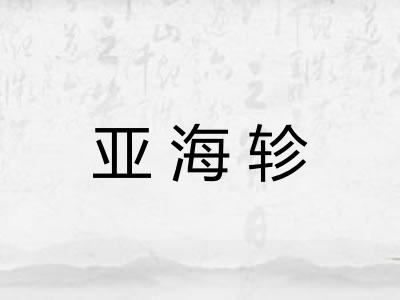 亚海轸 亚海轸