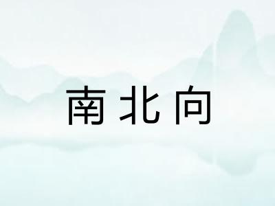 南北向