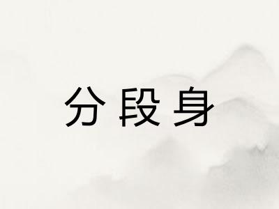 分段身