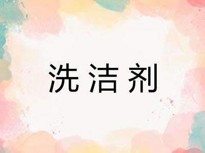 洗洁剂