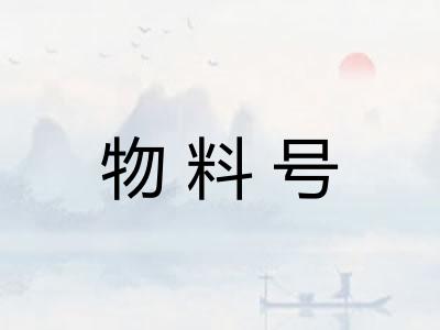 物料号