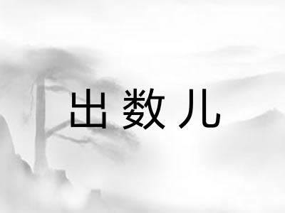 出数儿