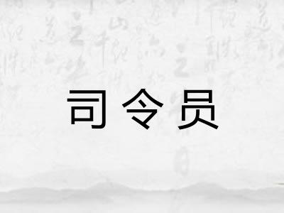 司令员