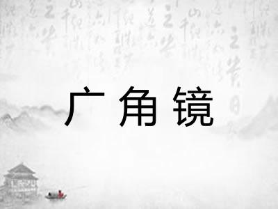 广角镜 广角镜