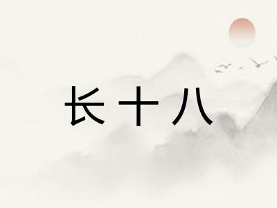 长十八 长十八