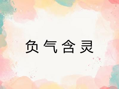 负气含灵 负气含灵