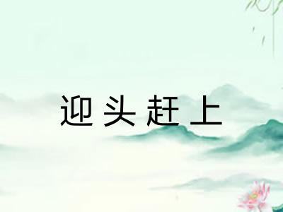 迎头赶上 迎头赶上