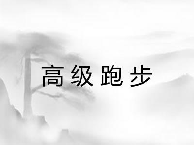 高级跑步 高级跑步