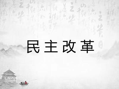 民主改革