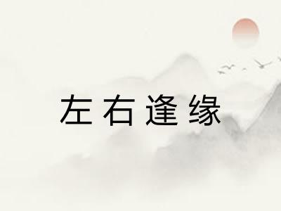 左右逢缘 左右逢缘
