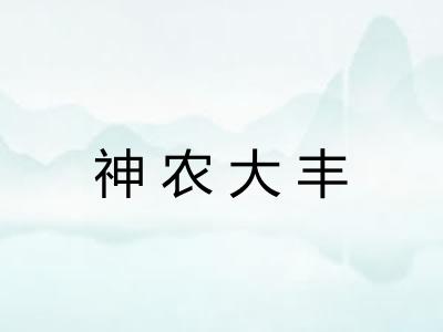 神农大丰