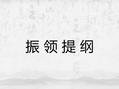 振领提纲