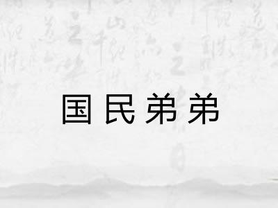 国民弟弟