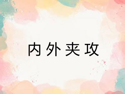 内外夹攻 内外夹攻