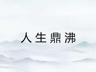人生鼎沸
