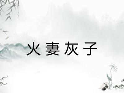 火妻灰子 火妻灰子