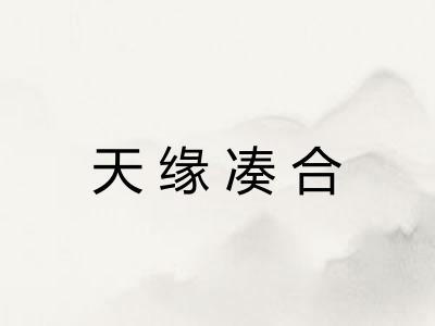 天缘凑合 天缘凑合