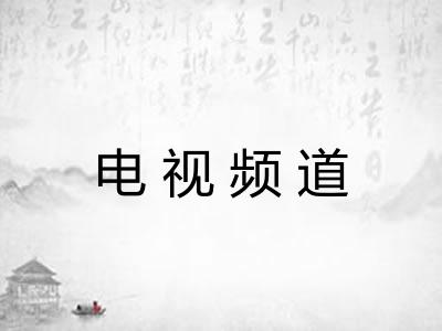 电视频道 电视频道