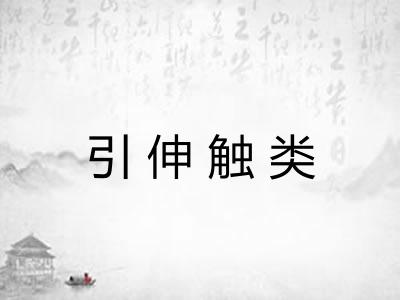 引伸触类