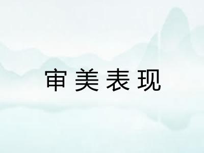 审美表现