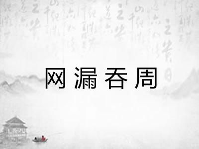 网漏吞周 网漏吞周