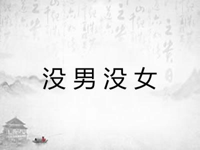没男没女 没男没女