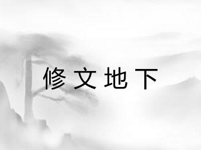 修文地下