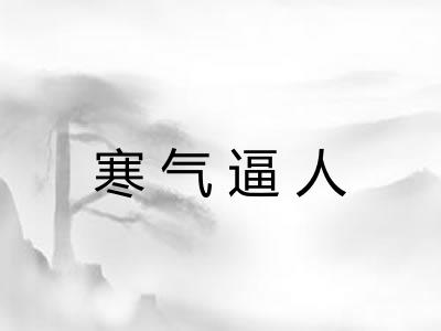 寒气逼人 寒气逼人