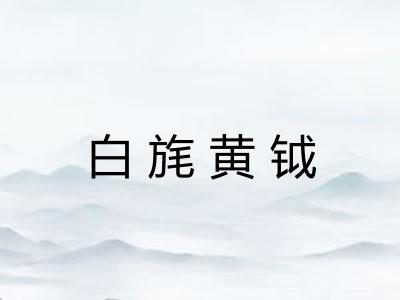 白旄黄钺 白旄黄钺