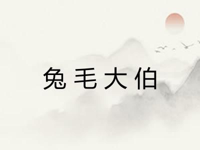 兔毛大伯 兔毛大伯