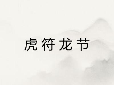 虎符龙节 虎符龙节