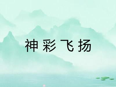 神彩飞扬 神彩飞扬