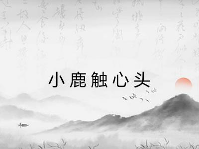 小鹿触心头