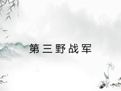 第三野战军