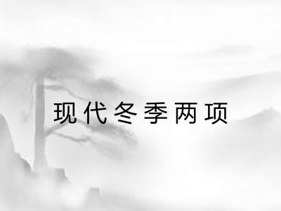 现代冬季两项 现代冬季两项